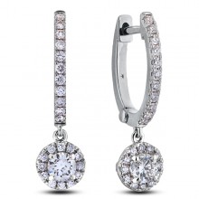Diamond Dangle Earrings SGE487 (Earrings)