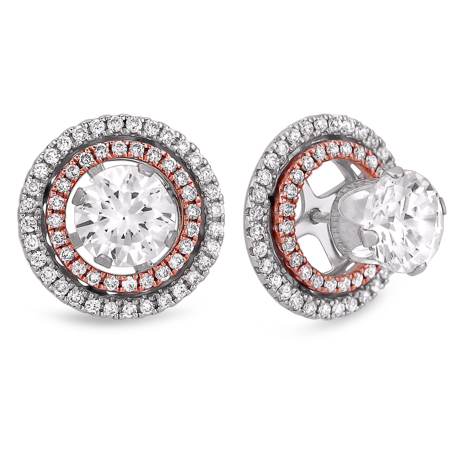 Diamond Stud Earrings SGE260 (Earrings)