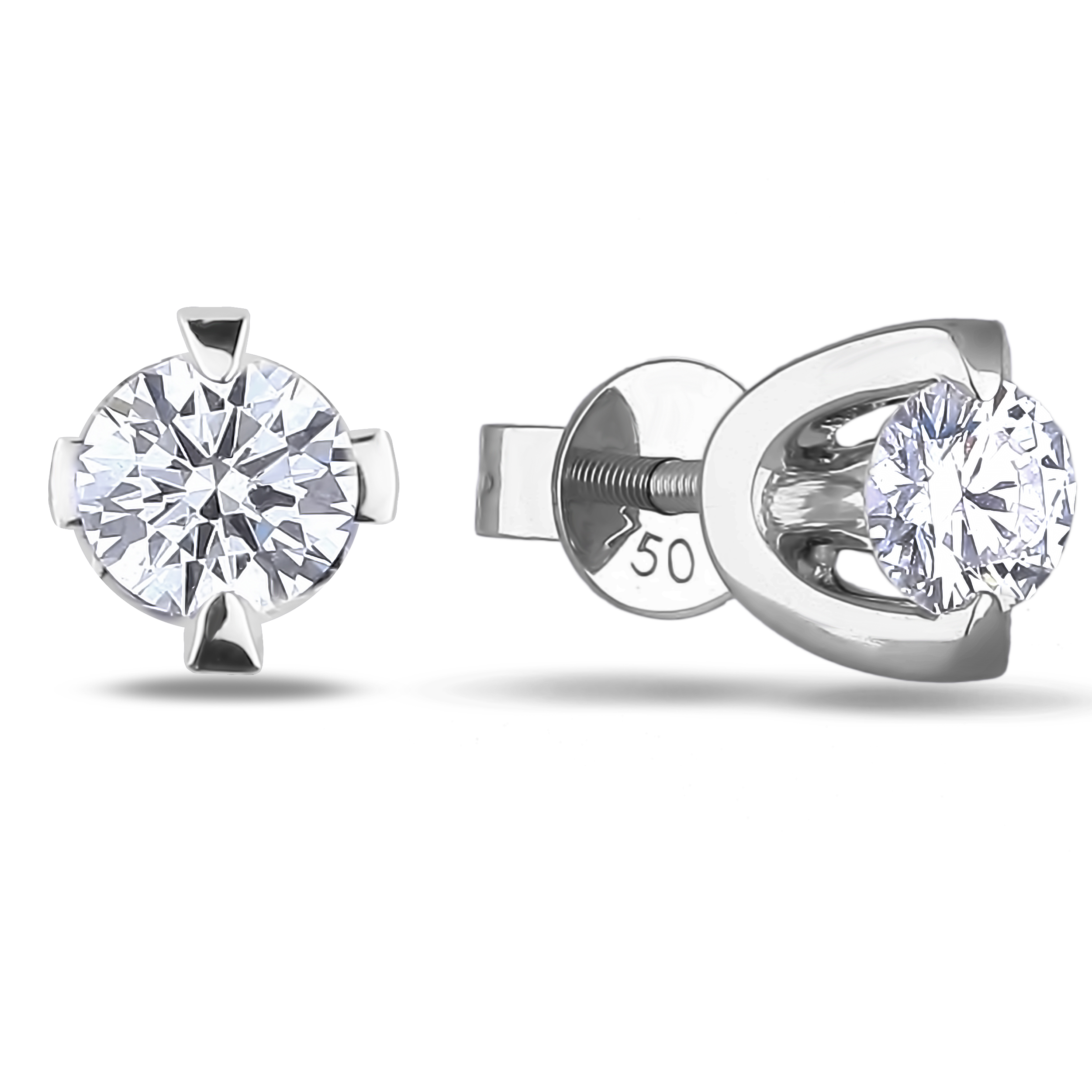 Diamond Stud Earrings SGE301 (Earrings)