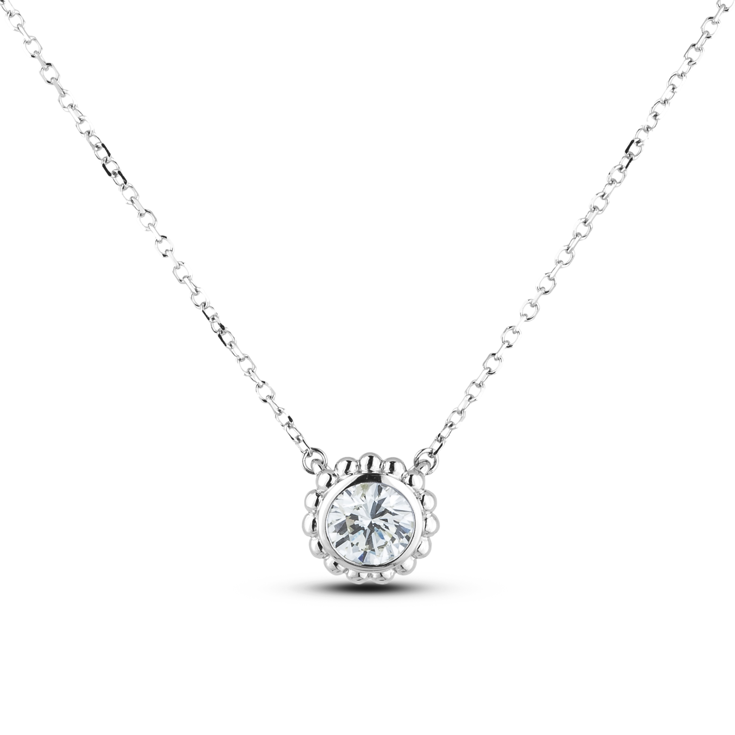 Diamond Solitaire Pendants SGP378 (Pendants)