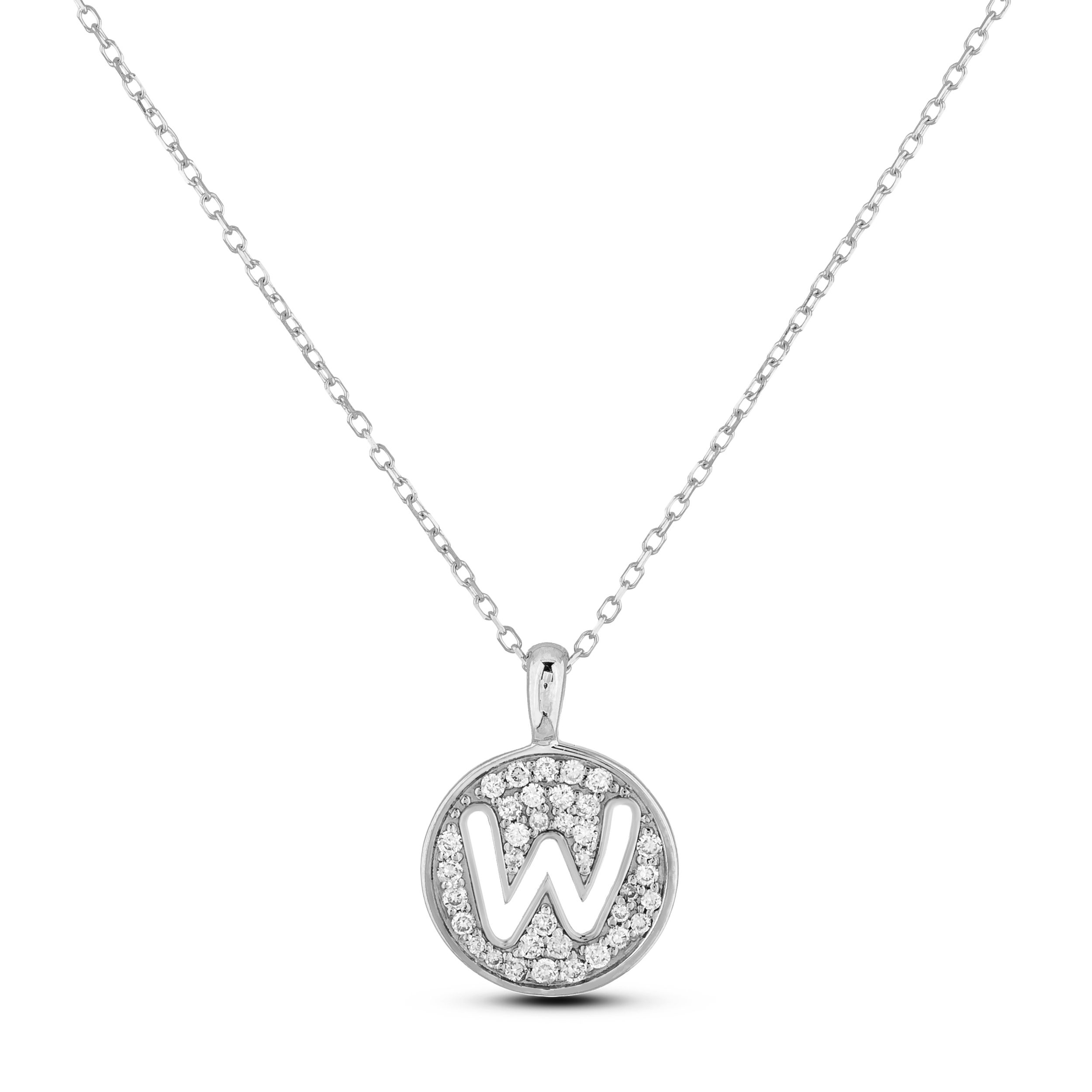 Diamond Alphabet & Zodiac SGP445-W (Pendants)