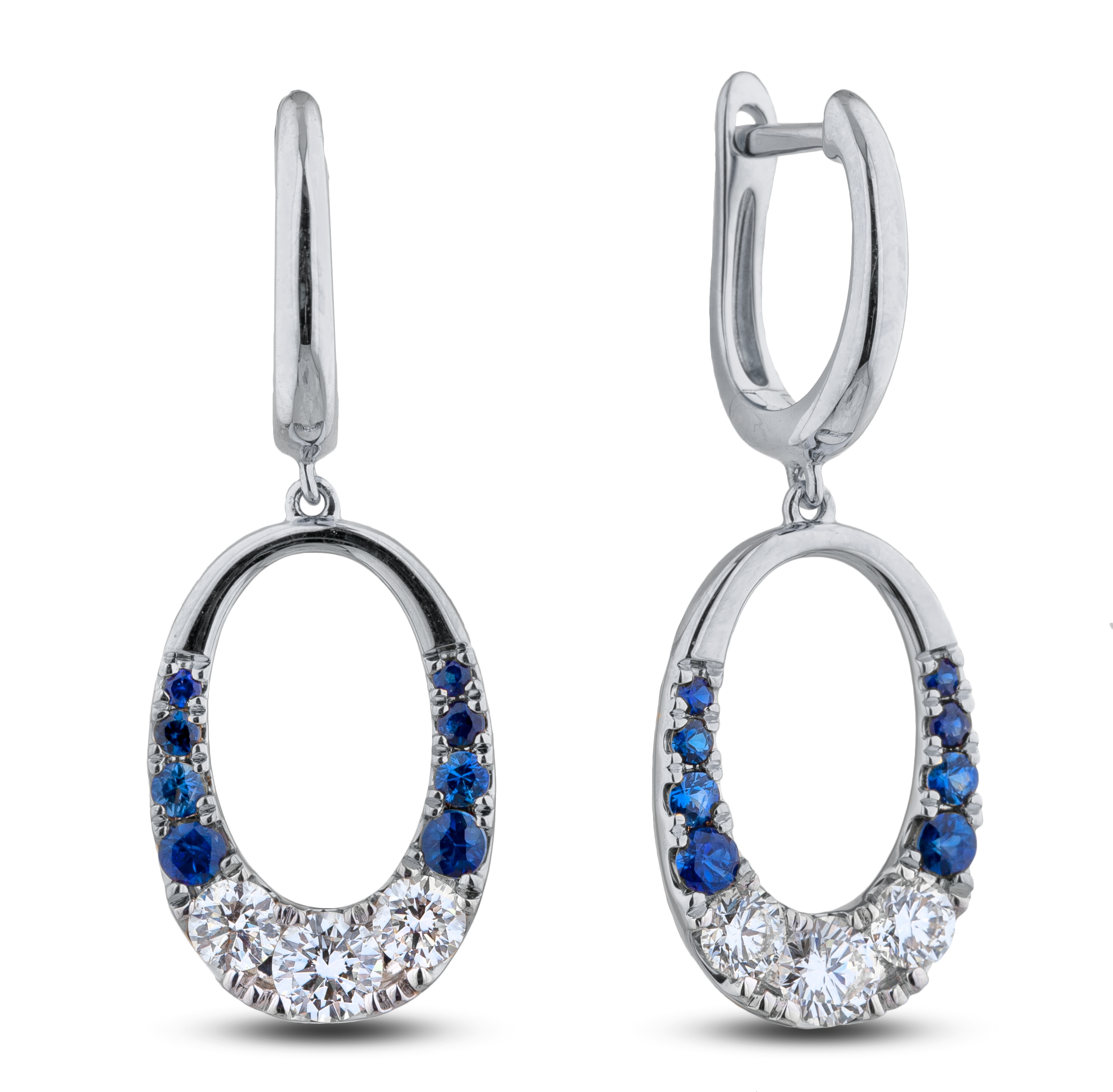 Diamond Dangle Earrings SGE478 (Earrings)