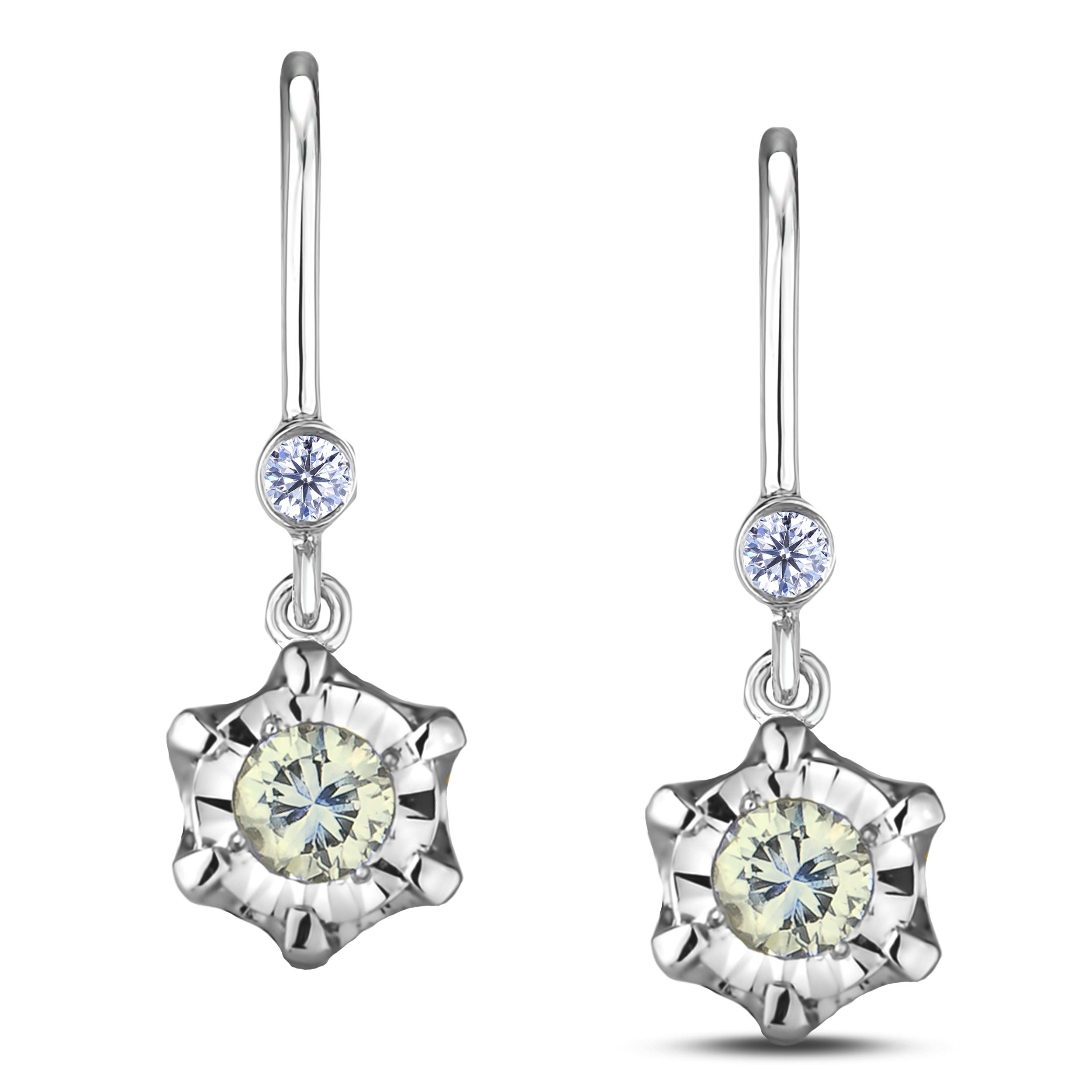 Diamond Dangle Earrings SGE242-373 (Earrings)