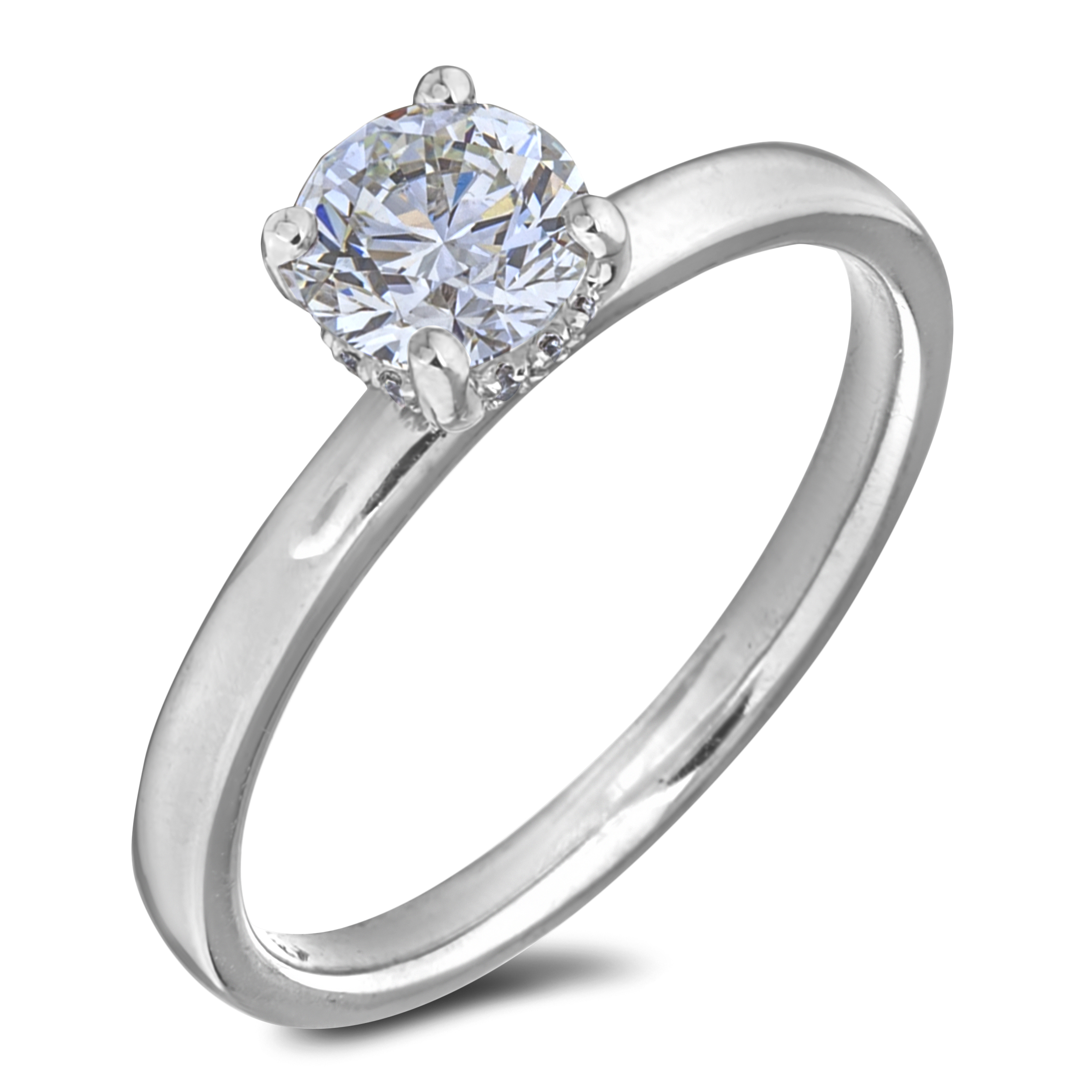 Diamond Engagement Halo Rings SGR1455-RD (Rings)
