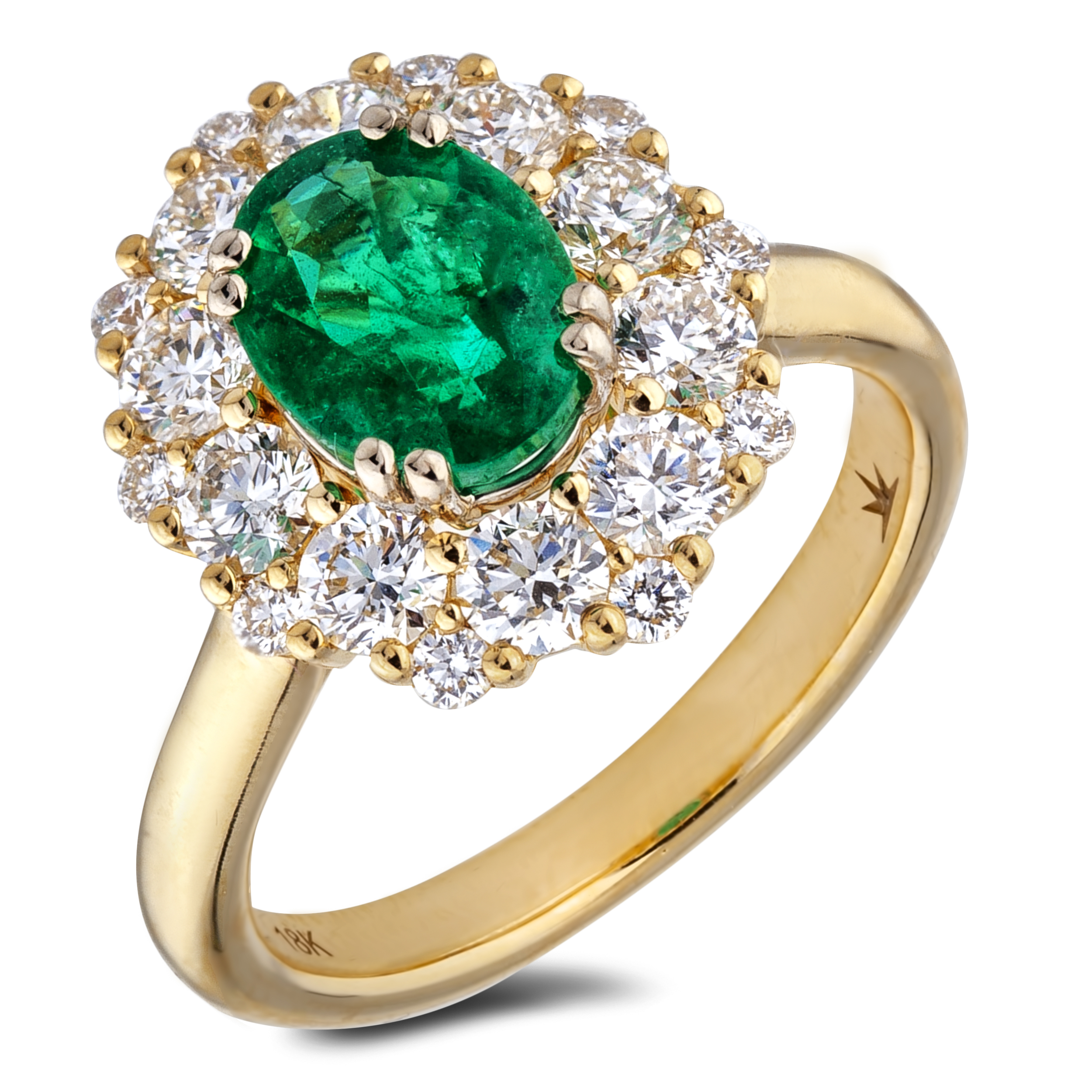 Diamond Engagement Halo Rings SGR1470 (Rings)