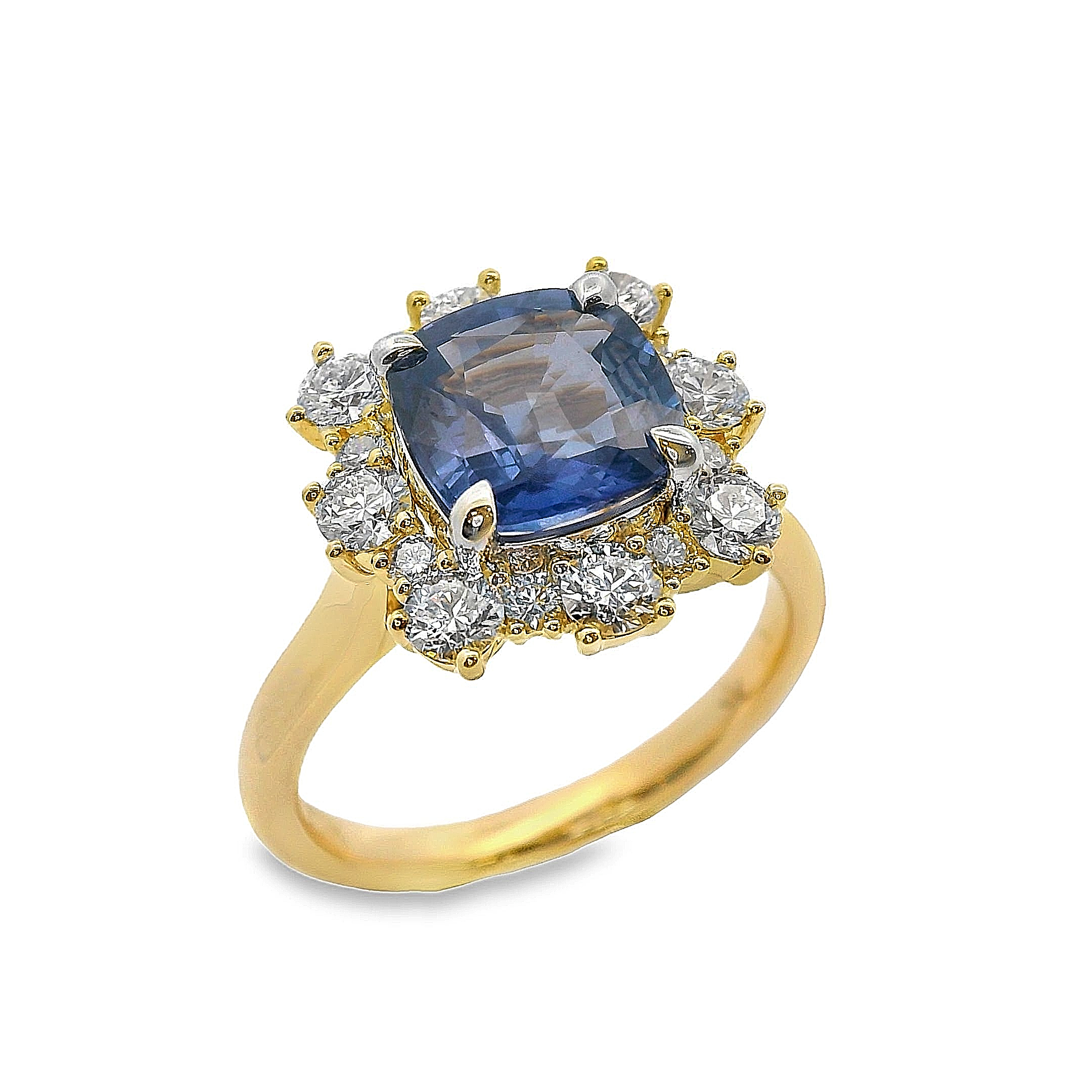 Diamond Engagement Halo Rings SGR1497 (Rings)