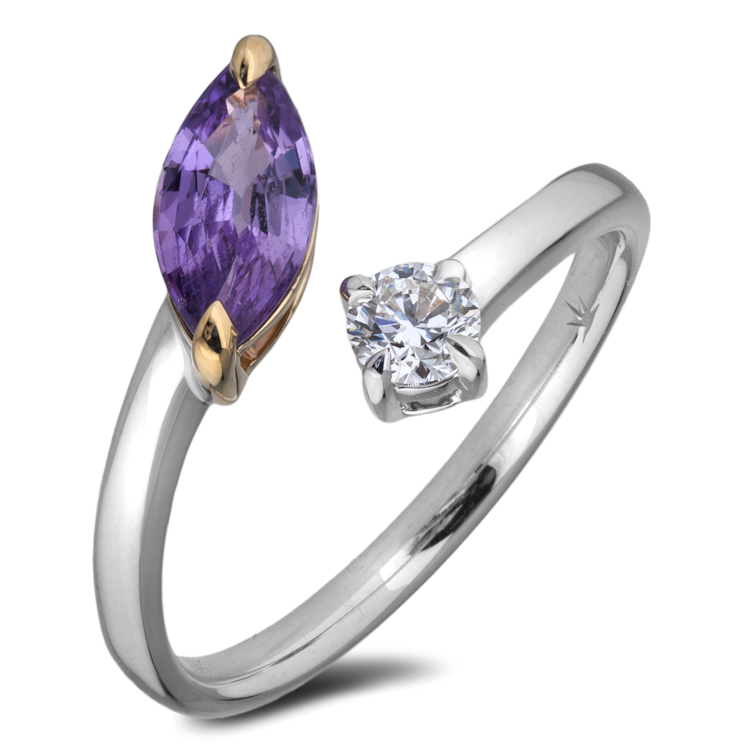 Diamond Engagement Rings SGR1511-MQ (Rings)