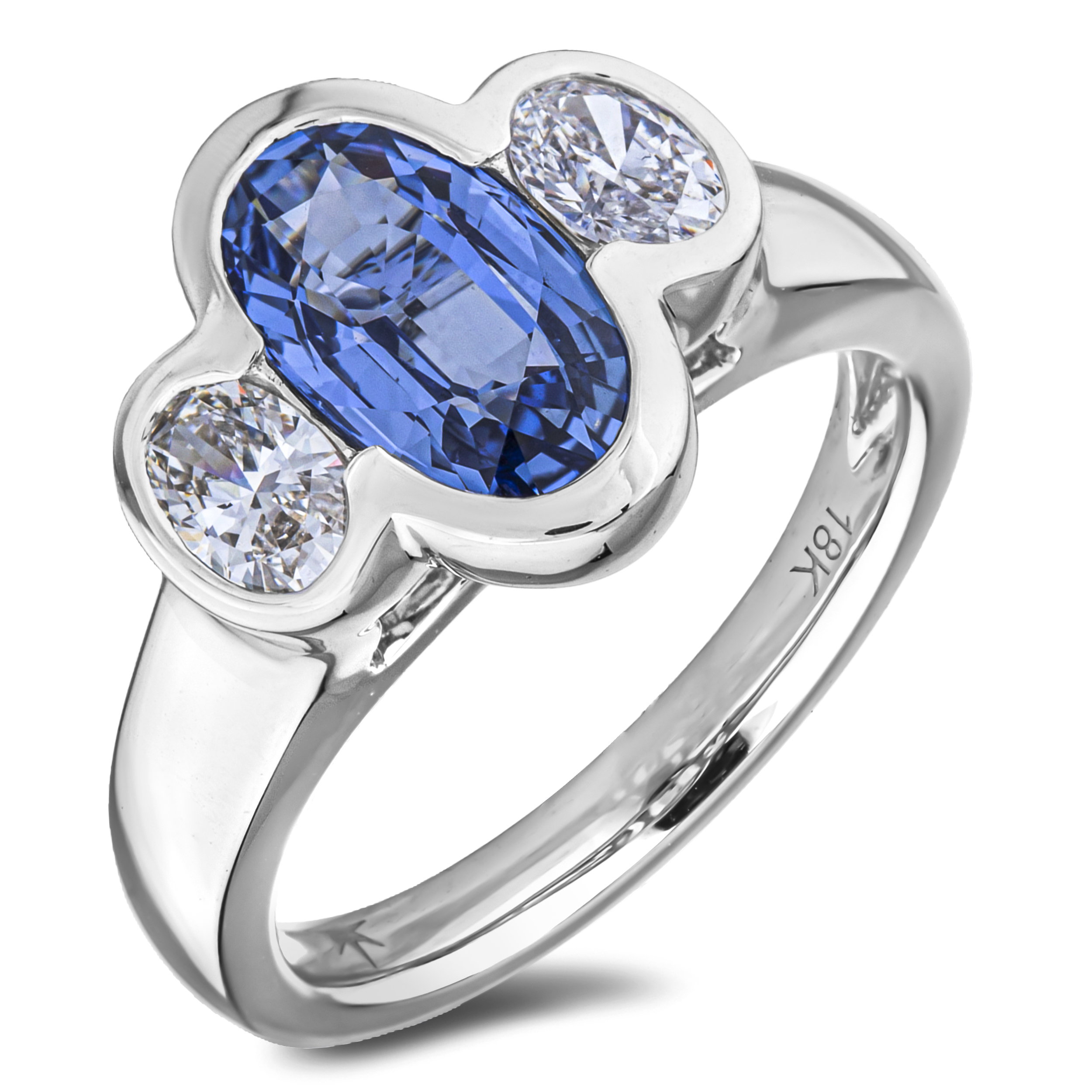 Diamond Three Stone Rings SGR1513 (Rings)