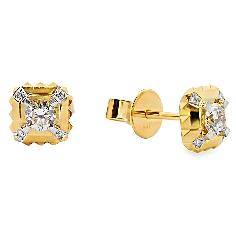 Diamond Stud Earrings AFCE3490010       (Earrings)