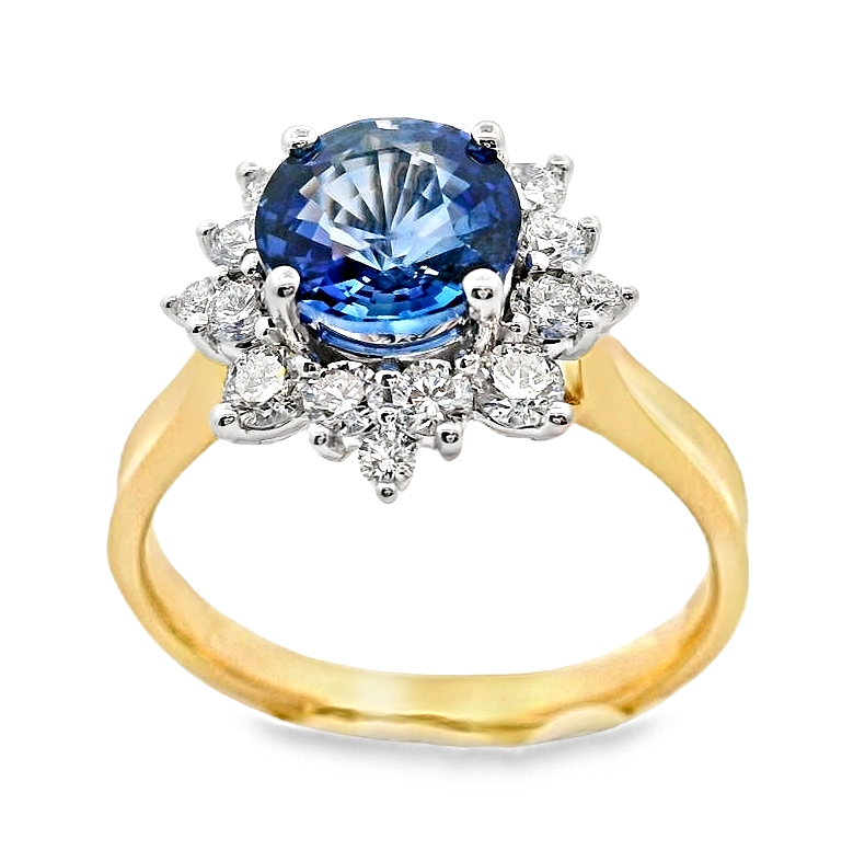 Diamond Engagement Halo Rings AFR3489100 (Rings)