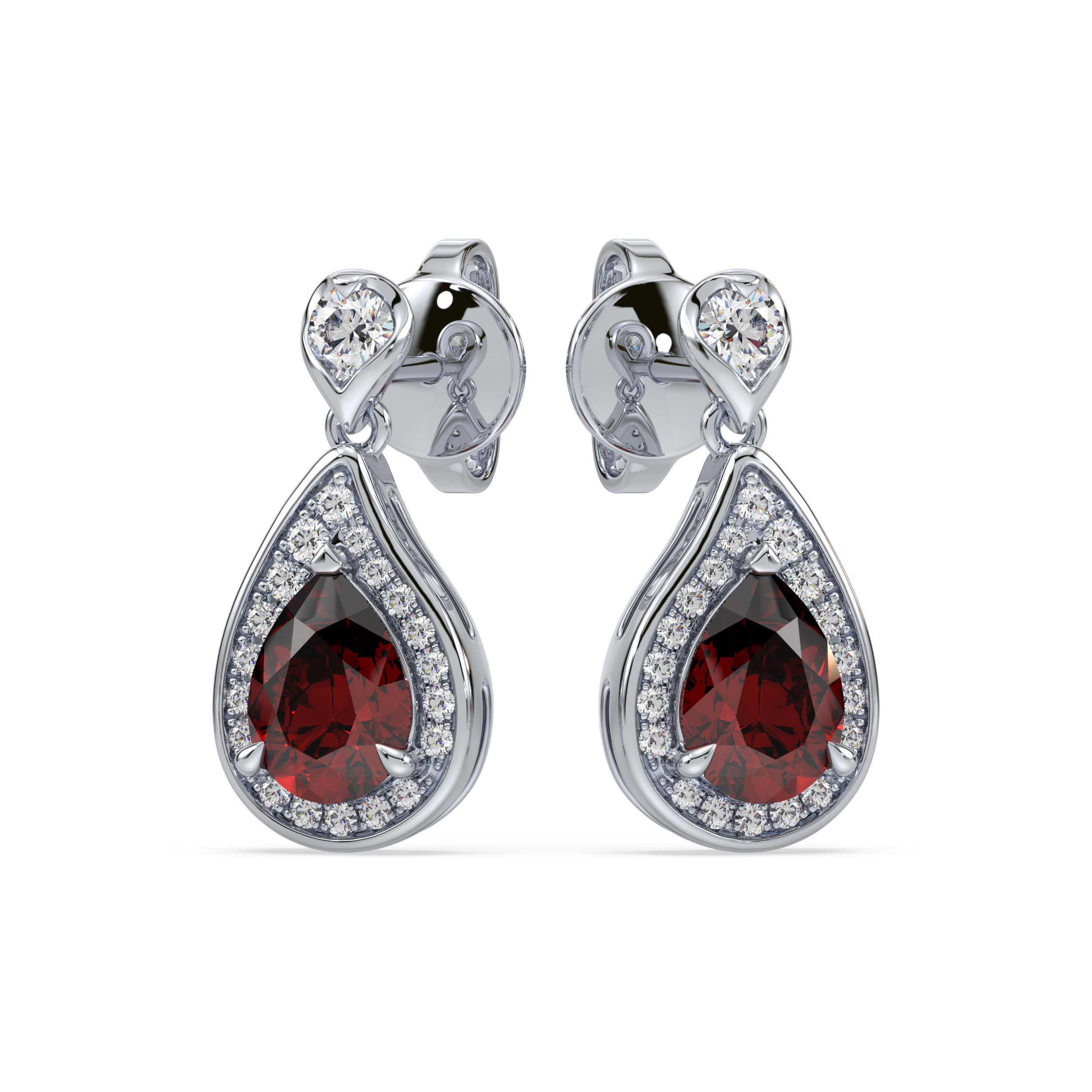Diamond Stud Earrings SGE517-1 (Earrings)