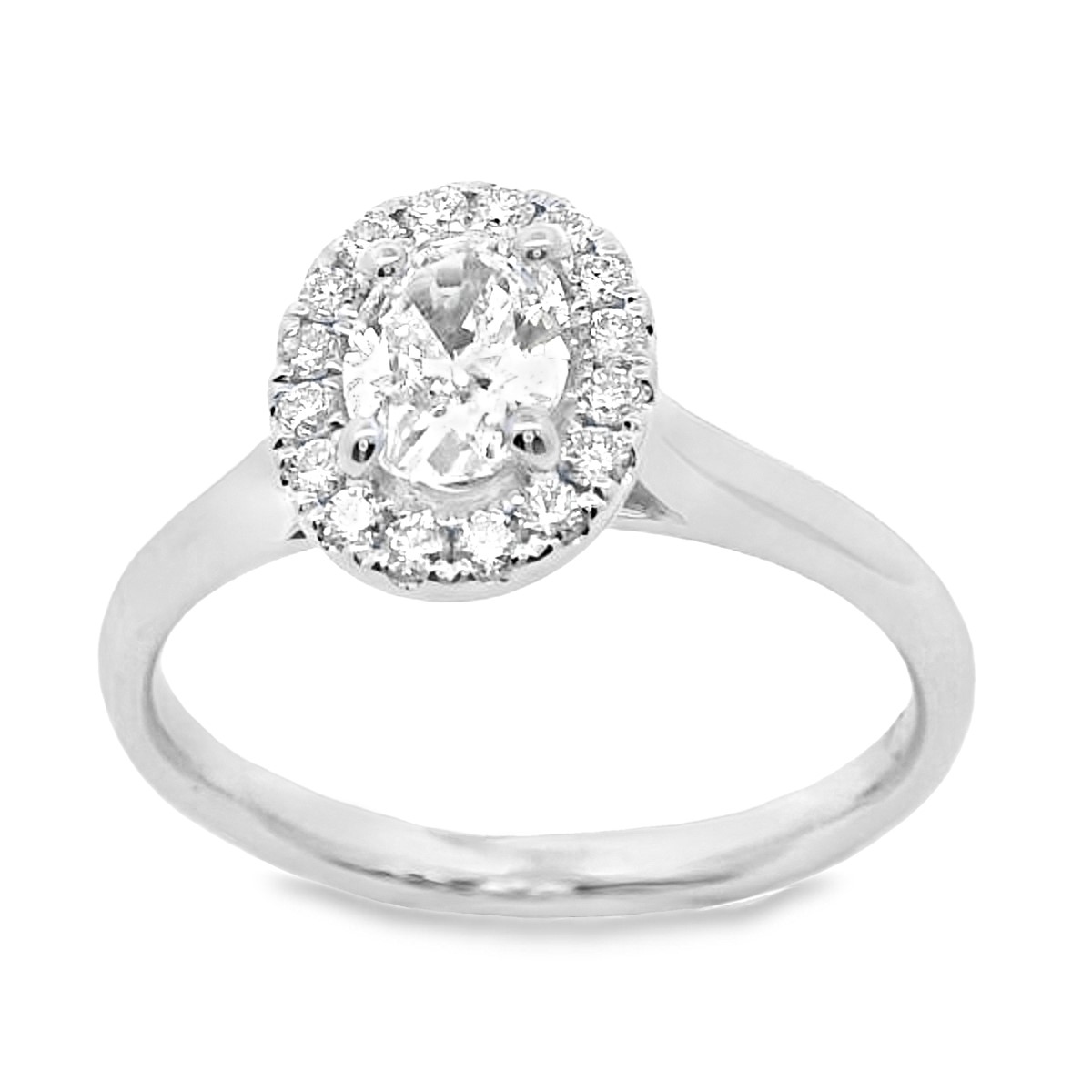 Diamond Engagement Halo Rings SGR1537 (Rings)