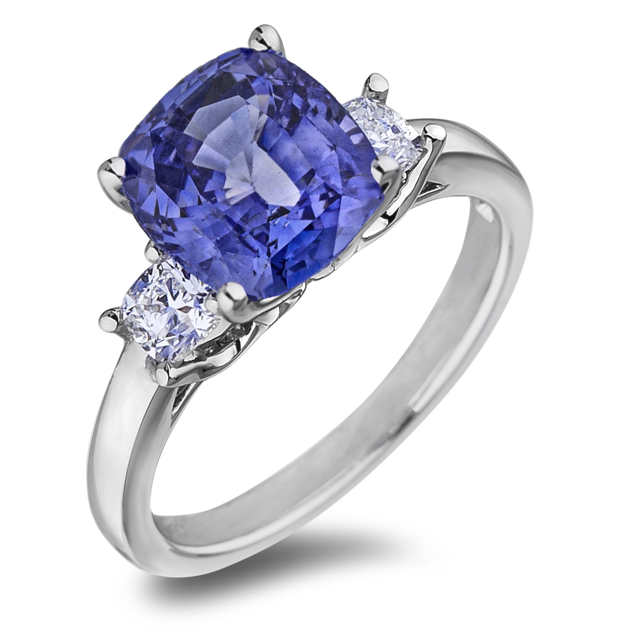 Diamond Three Stone Rings SGR1167-CU-1 (Rings)