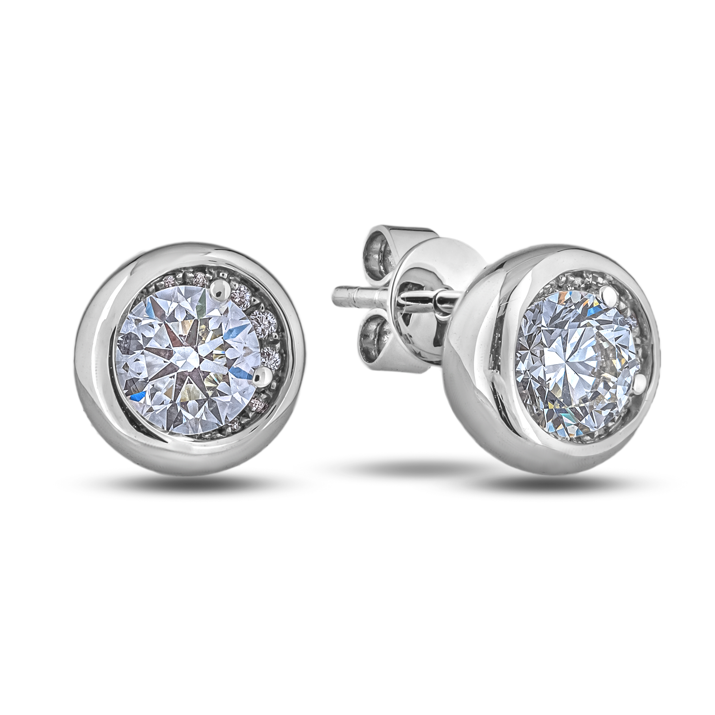 Diamond Stud Earrings SGE512 (Earrings)