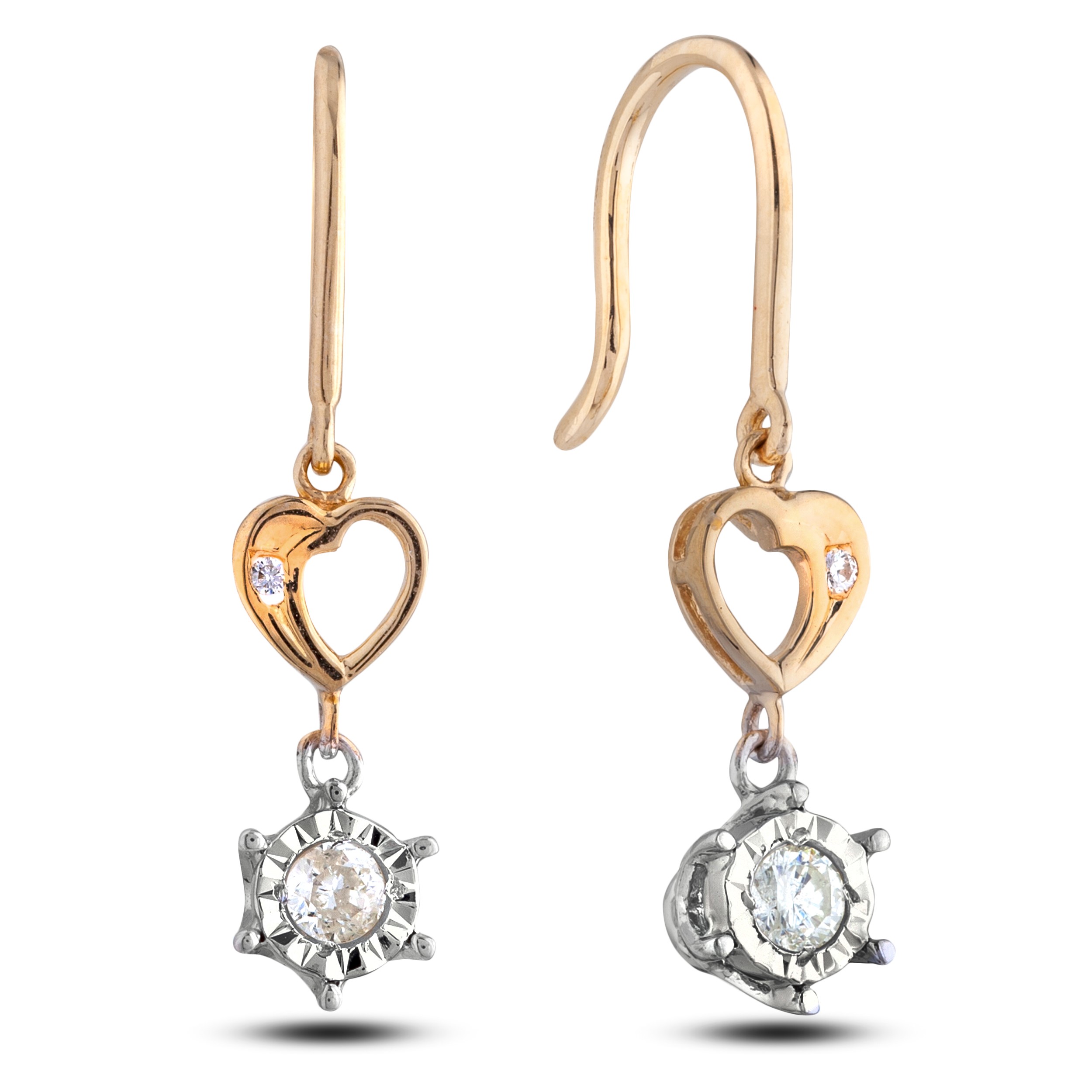 Diamond Dangle Earrings SGE243-373 (Earrings)