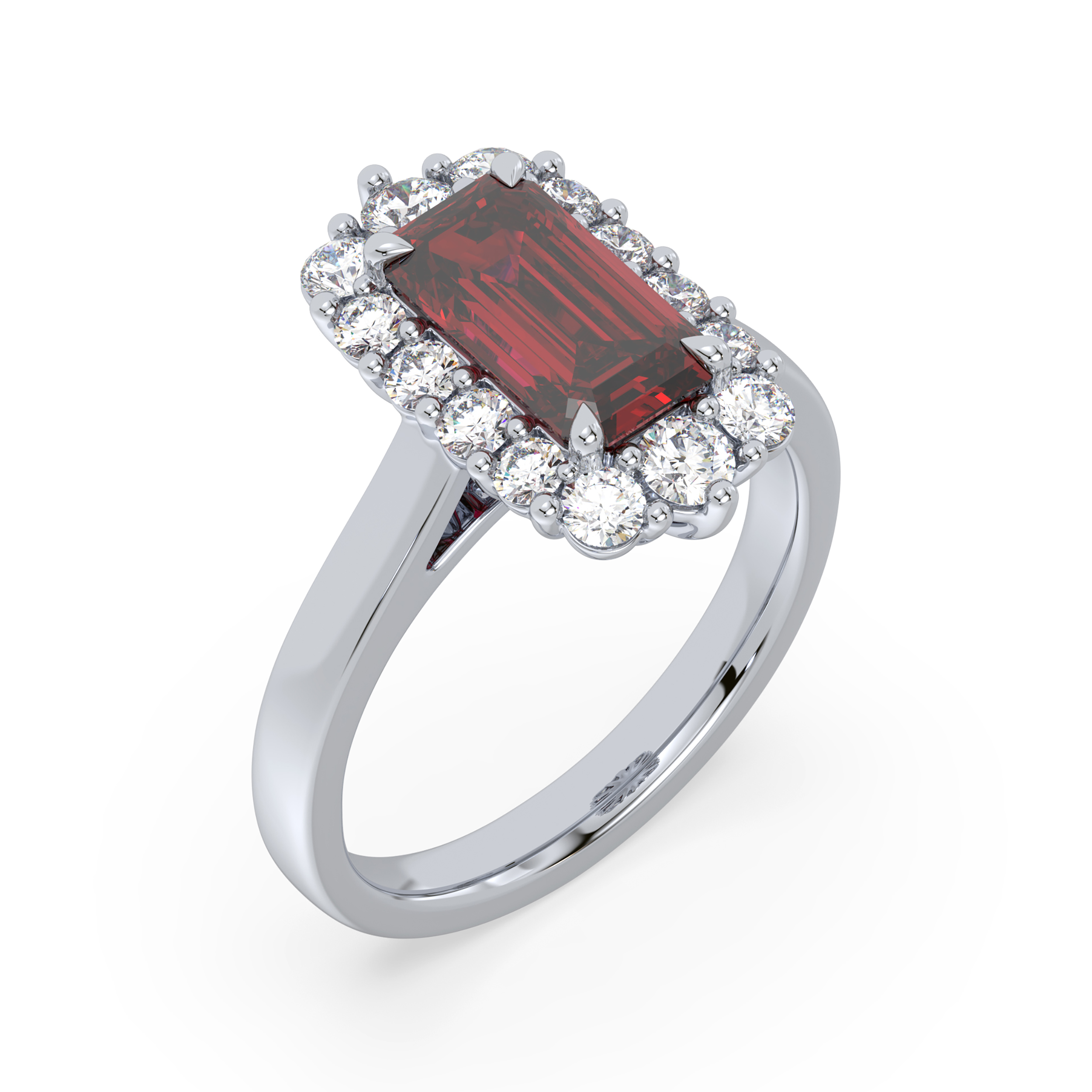 Diamond Engagement Halo Rings SGR1529 (Rings)