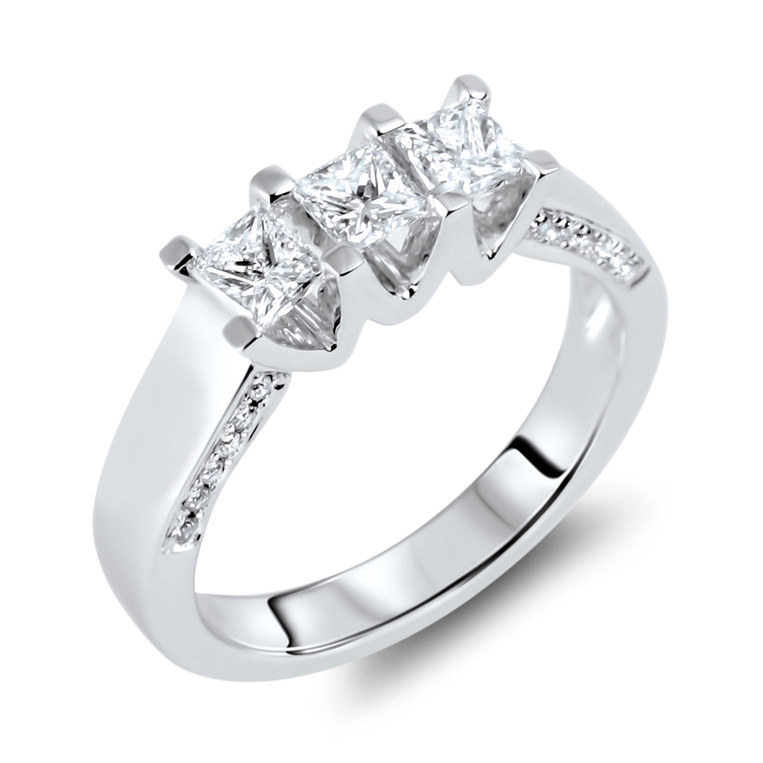 Diamond Three Stone Rings SGR320 (Rings)