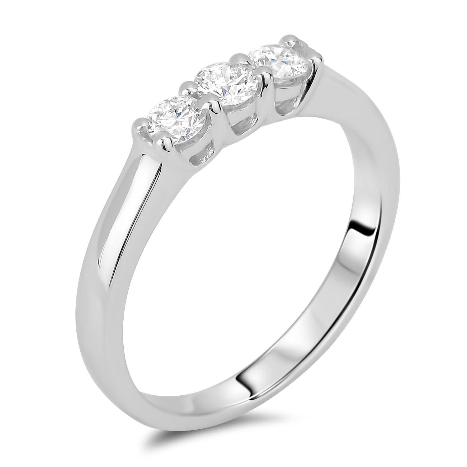 Diamond Three Stone Rings SGR602 (Rings)