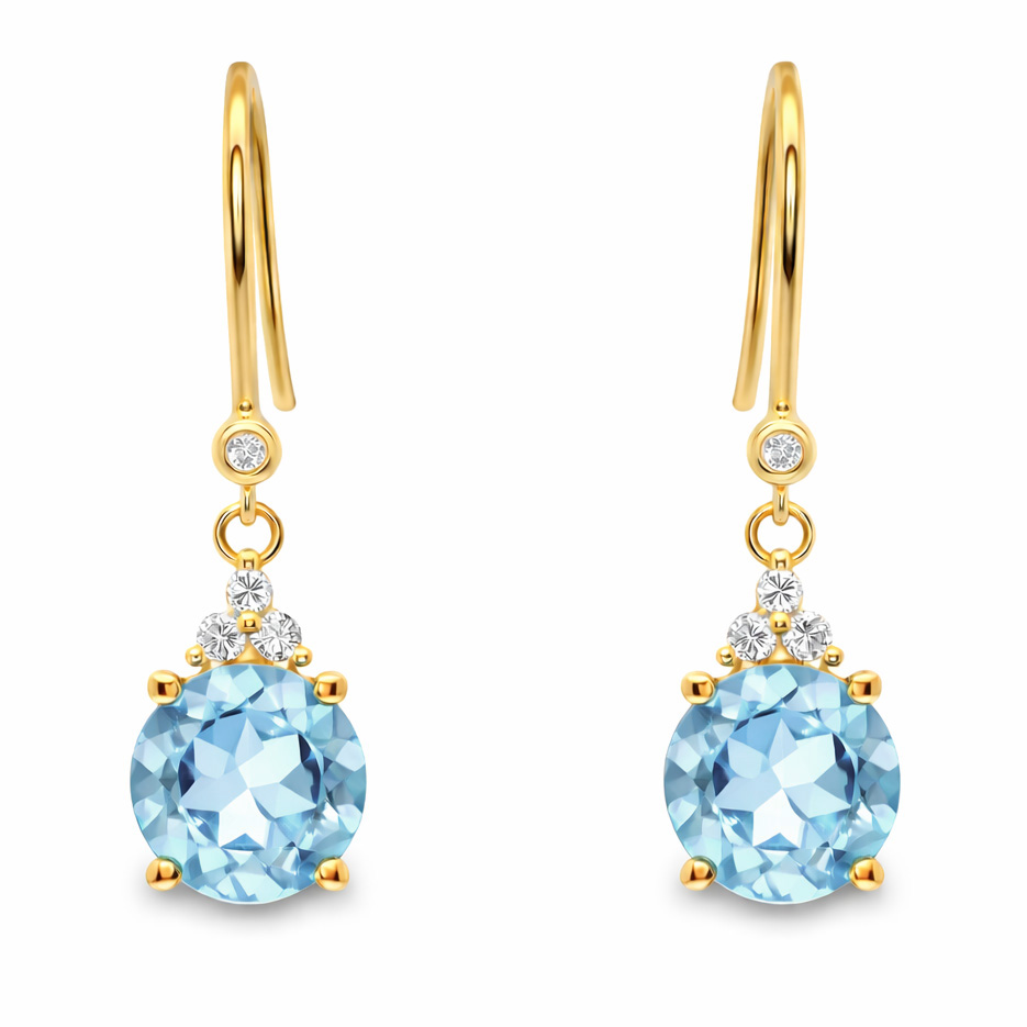 Diamond Dangle Earrings SGE242-P431 (Earrings)