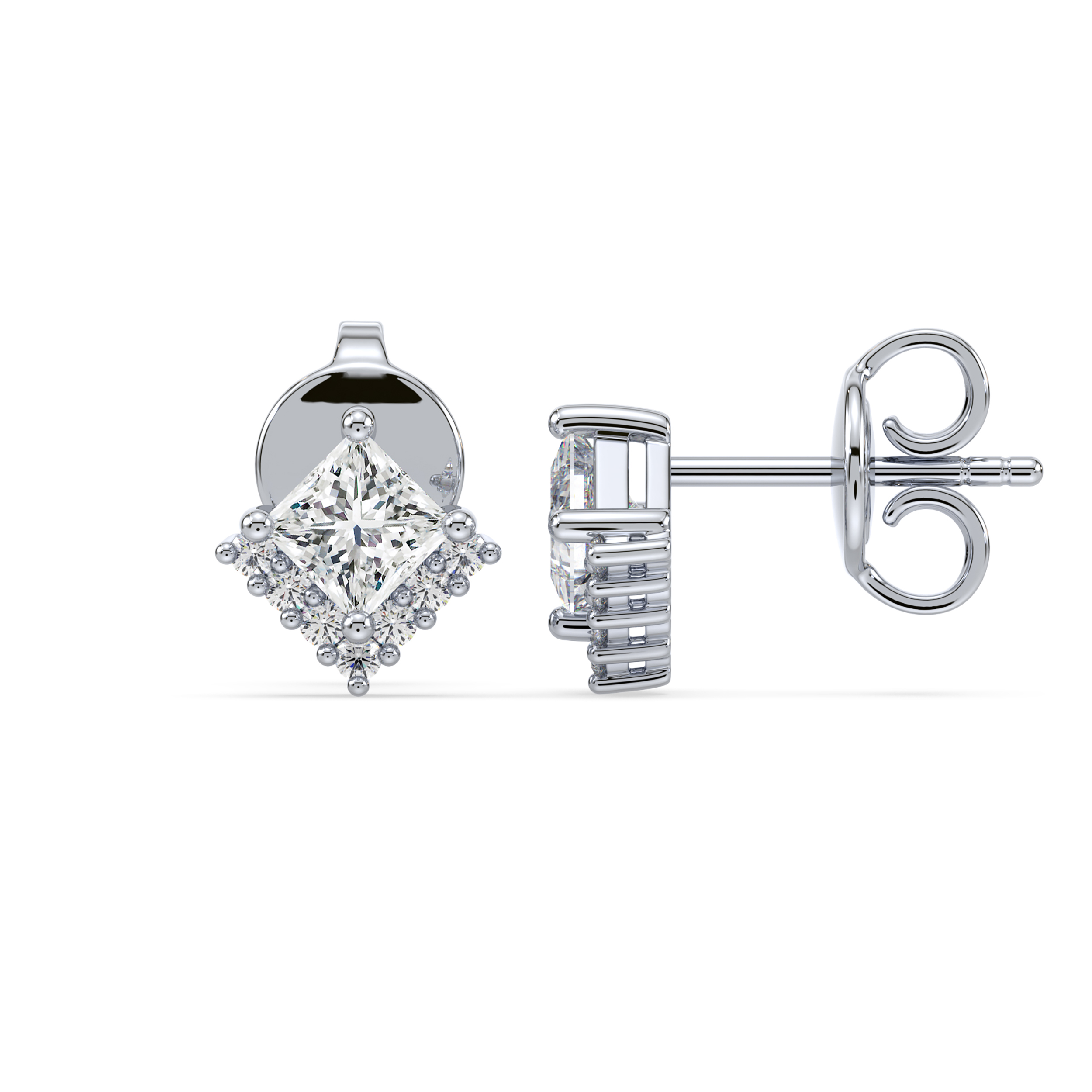 Diamond Stud Earrings SGE545 (Earrings)
