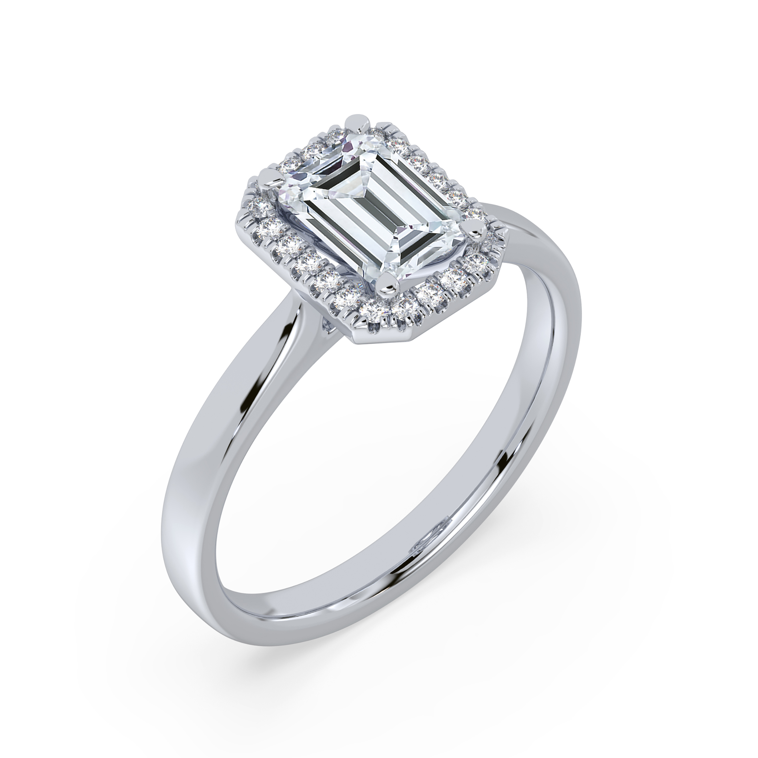 Diamond Engagement Halo Rings SGR1576 (Rings)