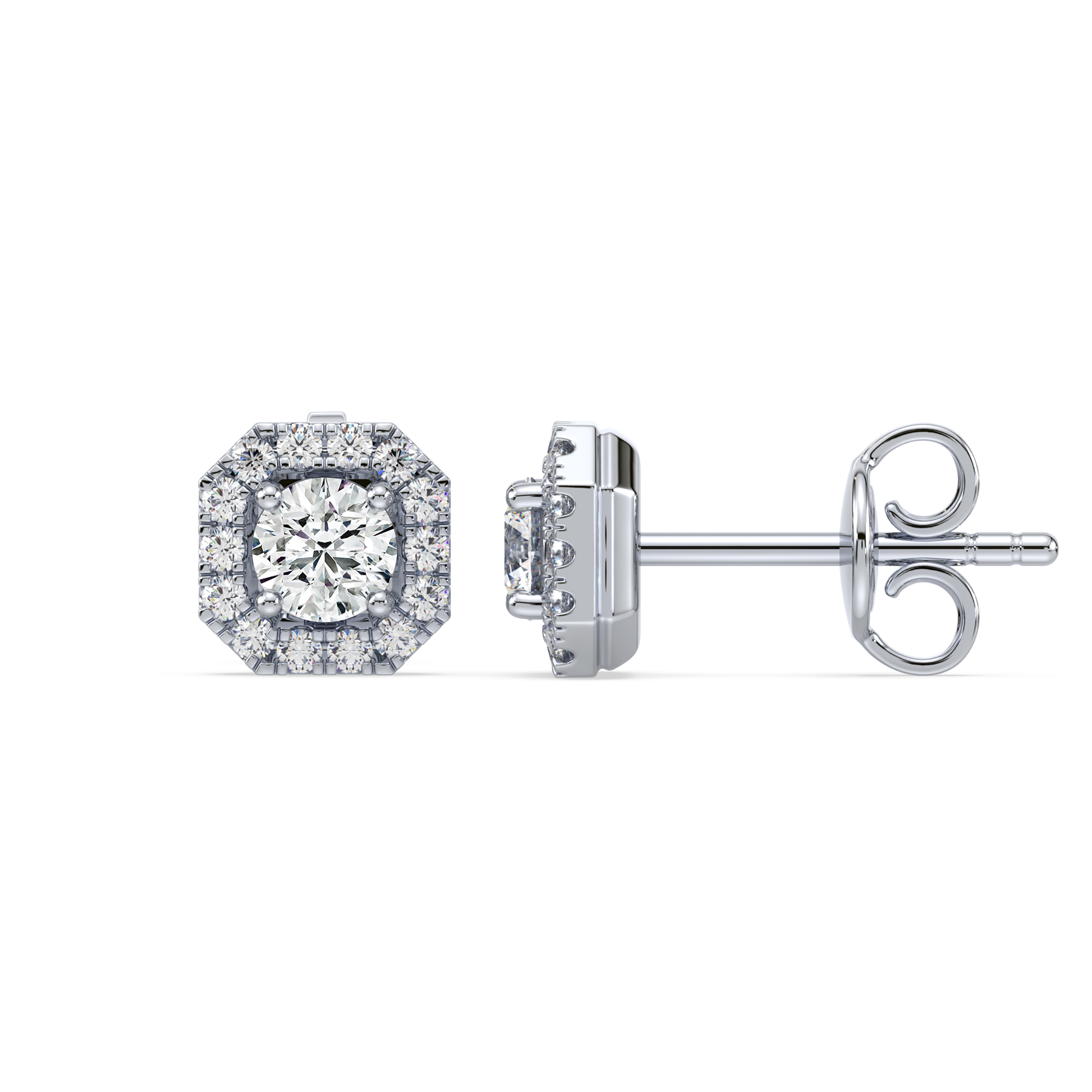 Diamond Stud Earrings SGE553 (Earrings)