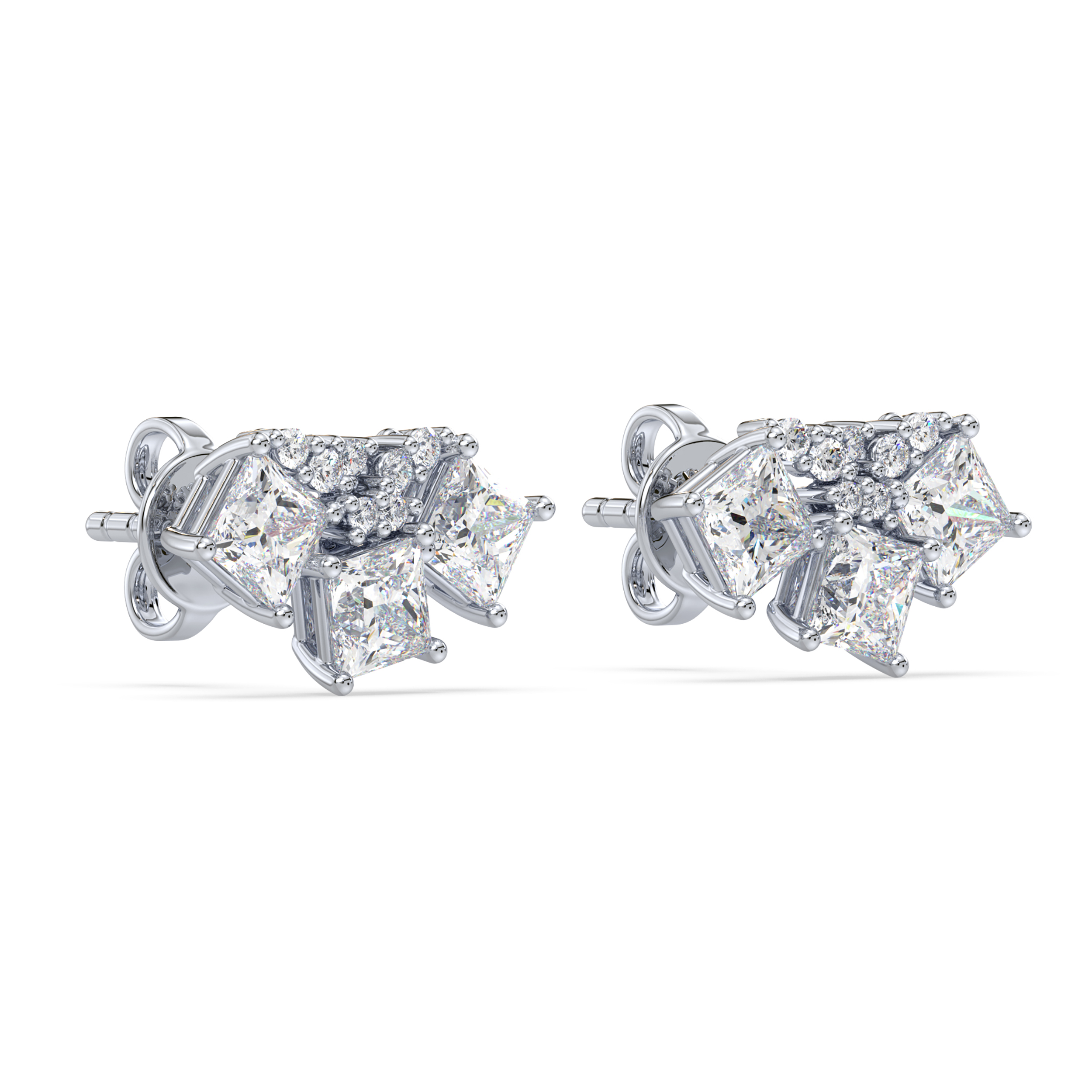 Diamond Stud Earrings SGE551 (Earrings)
