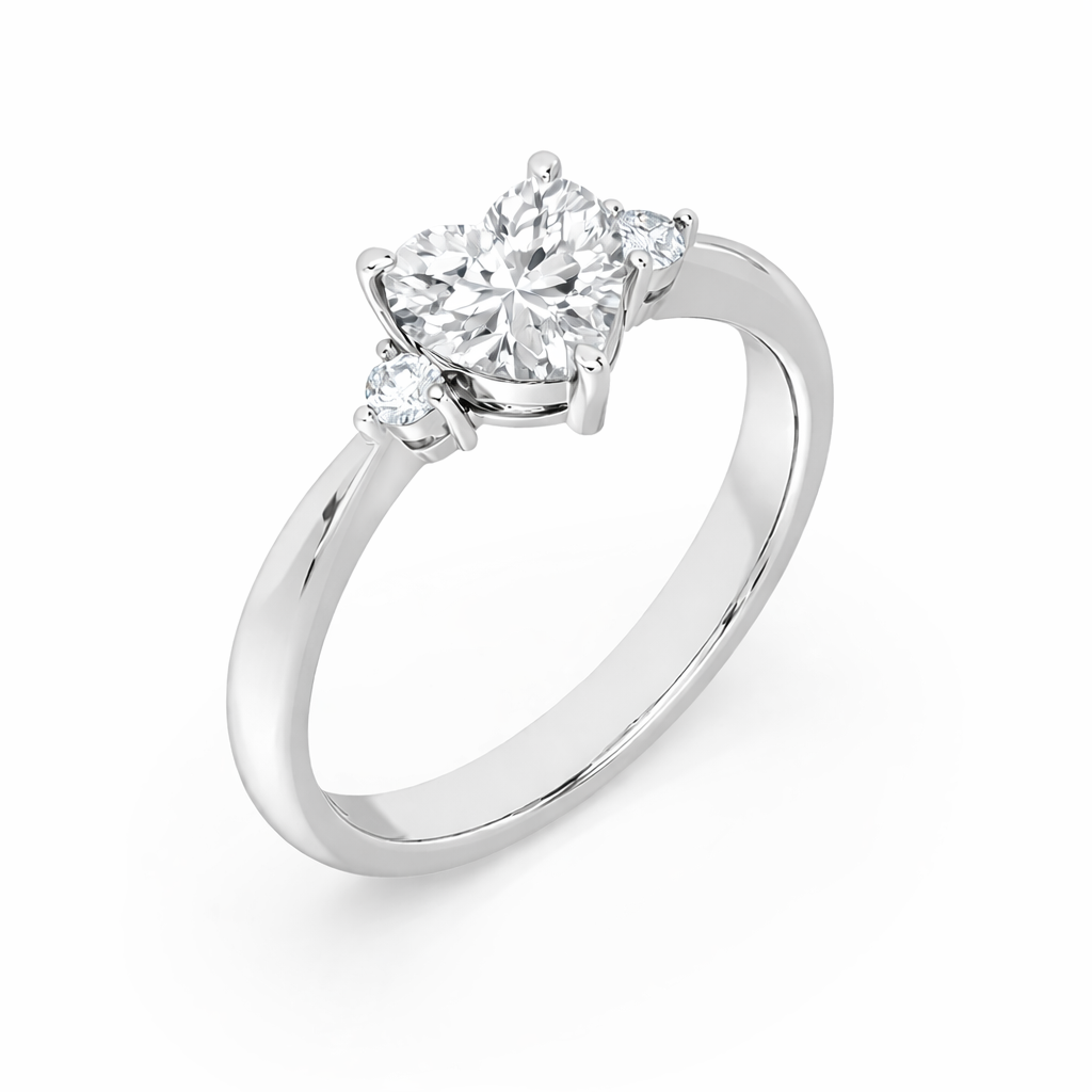 Diamond Three Stone Rings SGR1564-H (Rings)