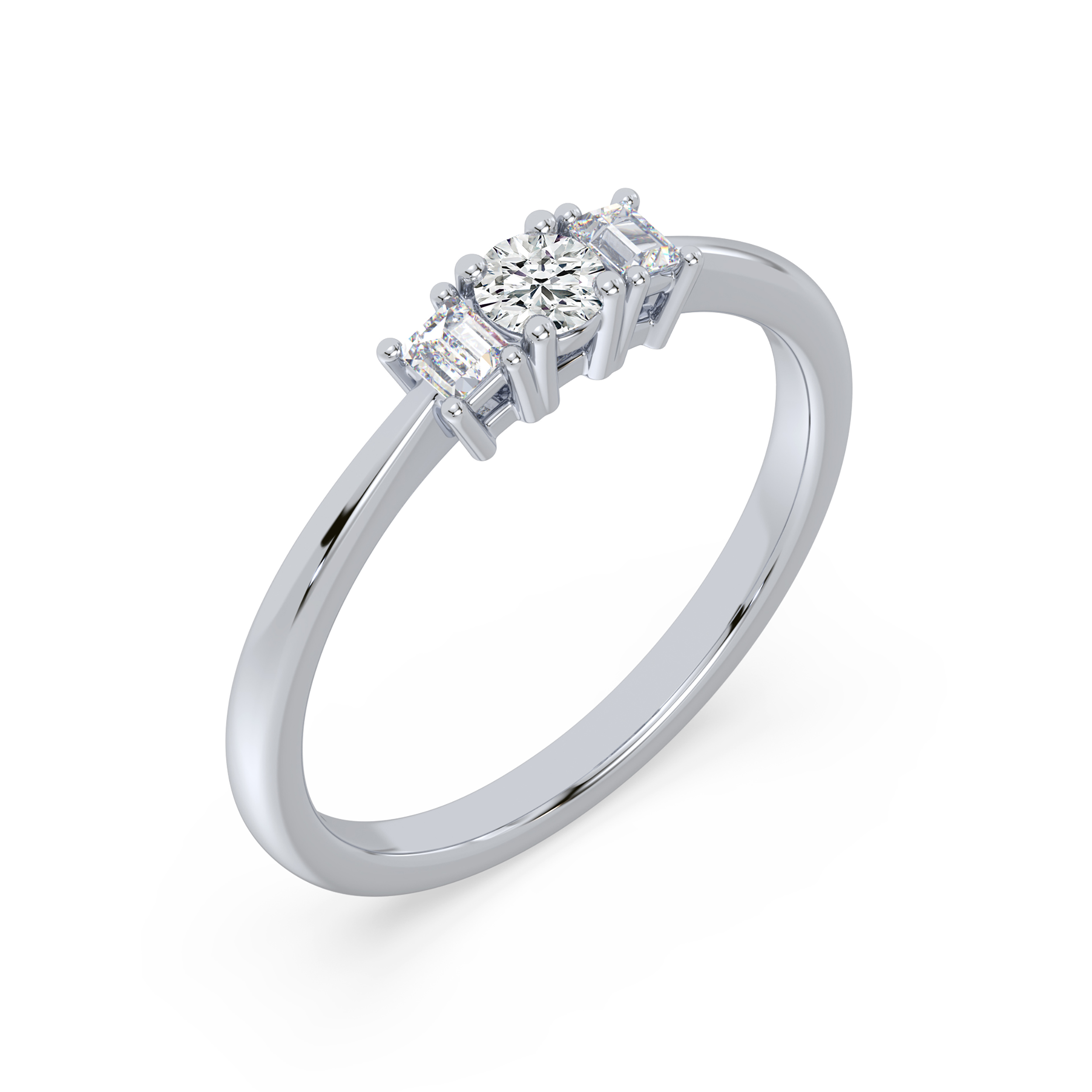 Diamond Three Stone Rings SGR1580 (Rings)