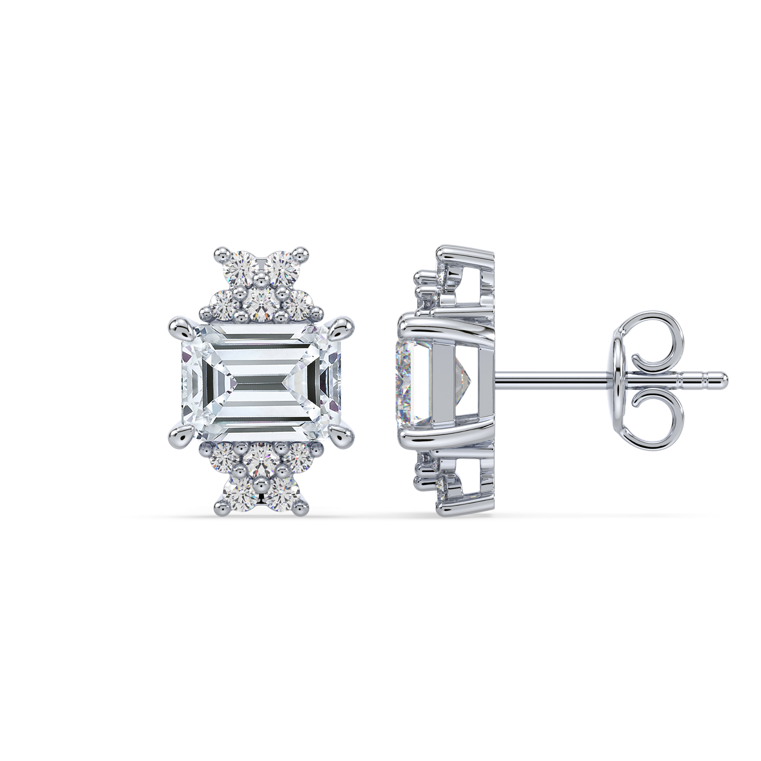 Diamond Stud Earrings SGE554 (Earrings)