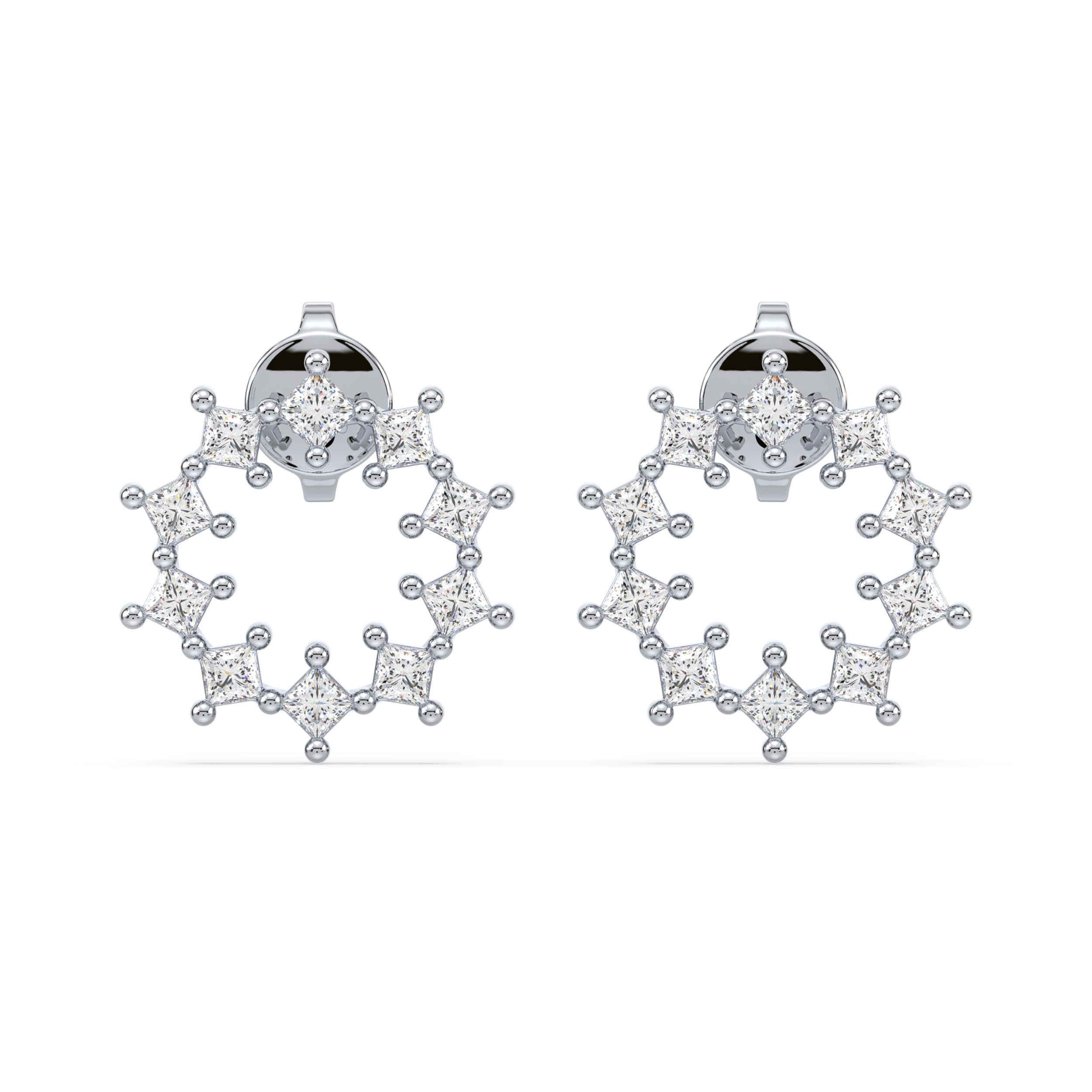 Diamond Stud Earrings SGE555 (Earrings)